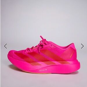 adidas Running Adizero EVO SL running shoe in hot pink and red, ASOS exclusive
